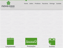 Tablet Screenshot of novacasadistribuidora.com